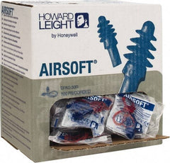 Howard Leight - Reusable, Corded, 27 dB, Flange Earplugs - Blue, 100 Pairs - All Tool & Supply