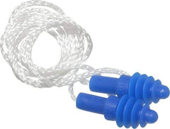 Howard Leight - Reusable, Corded, 27 dB, Flange Earplugs - Blue, 50 Pairs - All Tool & Supply