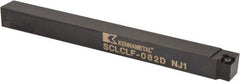 Kennametal - SCLC, Left Hand Cut, 5° Lead Angle, 1/2" Shank Height x 1/2" Shank Width, Neutral Rake Indexable Turning Toolholder - 6" OAL, CC..21.5. Insert Compatibility, Series Screw-On - All Tool & Supply