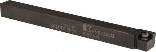 Kennametal - SCLC, Left Hand Cut, 5° Lead Angle, 1/2" Shank Height x 1/2" Shank Width, Neutral Rake Indexable Turning Toolholder - 6" OAL, CC..32.5. Insert Compatibility, Series Screw-On - All Tool & Supply