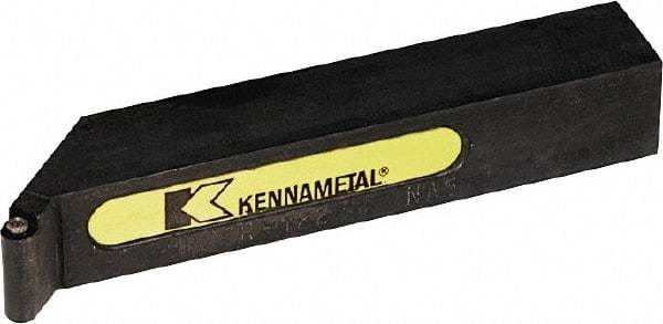 Kennametal - SRGC, Right Hand Cut, 16mm Shank Height x 16mm Shank Width, Neutral Rake Indexable Turning Toolholder - 100mm OAL, RC..10T3M0 Insert Compatibility, Series Screw-On - All Tool & Supply