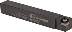 Kennametal - SCLC, Left Hand Cut, 5° Lead Angle, 5/8" Shank Height x 5/8" Shank Width, Neutral Rake Indexable Turning Toolholder - 4-1/2" OAL, CC..32.5. Insert Compatibility, Series Screw-On - All Tool & Supply