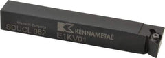 Kennametal - SDUC, Left Hand Cut, 3° Lead Angle, 1/2" Shank Height x 1/2" Shank Width, Neutral Rake Indexable Turning Toolholder - 3-1/2" OAL, DC..21.5. Insert Compatibility, Series Screw-On - All Tool & Supply