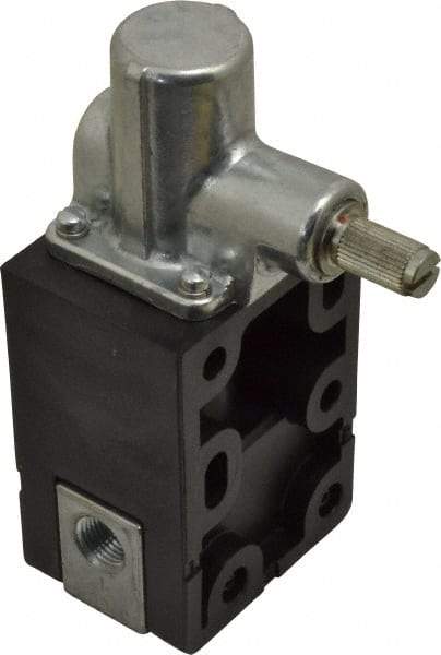 ARO/Ingersoll-Rand - 0.195 CV Rate & 7.5 CFM 3 Way Air Valve - Clockwise & Counterclockwise, Spring Return, 150 Max psi - All Tool & Supply