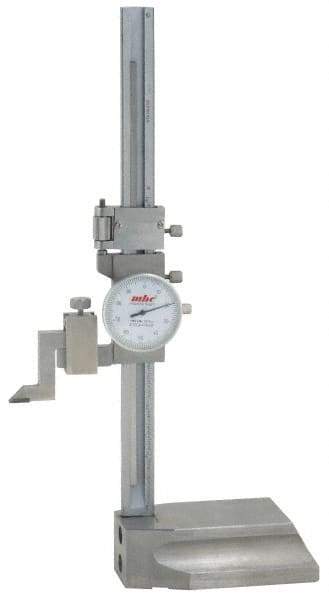 Value Collection - 300mm Stainless Steel Dial Height Gage - 0.02mm Graduation, Dial Display - All Tool & Supply