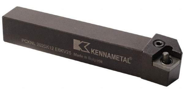 Kennametal - PCKN, Right Hand Cut, 15° Lead Angle, 20mm Shank Height x 20mm Shank Width, Negative Rake Indexable Turning Toolholder - 125mm OAL, CN..1204.. Insert Compatibility, Series Kenlever - All Tool & Supply