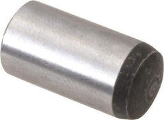 Value Collection - 12mm Diam x 25mm Pin Length Alloy Steel Standard Dowel Pin - C 58-62 Hardness, 53,400 Lb Breaking Strength, 1 Rounded End - All Tool & Supply