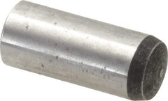 Value Collection - 12mm Diam x 30mm Pin Length Alloy Steel Standard Dowel Pin - C 58-62 Hardness, 53,400 Lb Breaking Strength, 1 Rounded End - All Tool & Supply