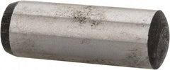 Value Collection - 12mm Diam x 35mm Pin Length Alloy Steel Standard Dowel Pin - C 58-62 Hardness, 53,400 Lb Breaking Strength, 1 Rounded End - All Tool & Supply