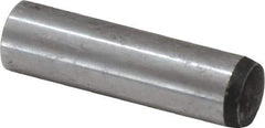 Value Collection - 12mm Diam x 45mm Pin Length Alloy Steel Standard Dowel Pin - C 58-62 Hardness, 53,400 Lb Breaking Strength, 1 Rounded End - All Tool & Supply