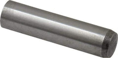 Value Collection - 12mm Diam x 50mm Pin Length Alloy Steel Standard Dowel Pin - C 58-62 Hardness, 53,400 Lb Breaking Strength, 1 Rounded End - All Tool & Supply