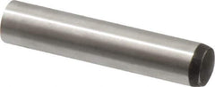 Value Collection - 12mm Diam x 60mm Pin Length Alloy Steel Standard Dowel Pin - C 58-62 Hardness, 53,400 Lb Breaking Strength, 1 Rounded End - All Tool & Supply