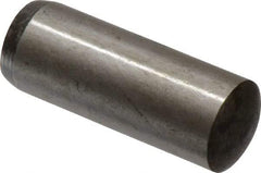 Value Collection - 16mm Diam x 45mm Pin Length Alloy Steel Standard Dowel Pin - C 58-62 Hardness, 94,900 Lb Breaking Strength, 1 Rounded End - All Tool & Supply