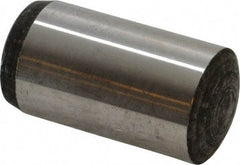 Value Collection - 25mm Diam x 50mm Pin Length Alloy Steel Standard Dowel Pin - C 58-62 Hardness, 232,000 Lb Breaking Strength, 1 Rounded End - All Tool & Supply