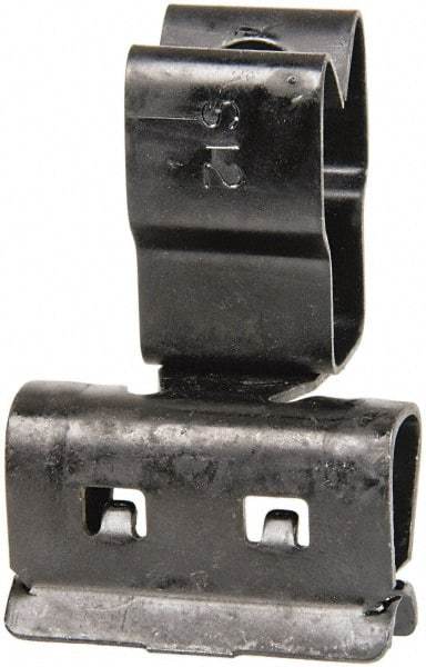 Thomas & Betts - Spring Steel Rigid/EMT Flange Mounted Snap In Conduit Clip - 1/2 - 1" EMT, 1/2" Rigid, Anodized Finish - All Tool & Supply