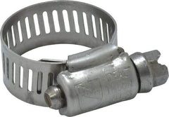 IDEAL TRIDON - SAE Size 10, 9/16 to 1-1/16" Diam, Stainless Steel Worm Drive Clamp - 1/2" Wide, Material Grade 201/305, Series 620 - All Tool & Supply