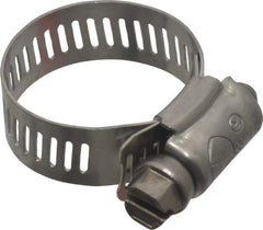 IDEAL TRIDON - SAE Size 12, 9/16 to 1-1/4" Diam, Stainless Steel Worm Drive Clamp - 1/2" Wide, Material Grade 201/305, Series 620 - All Tool & Supply