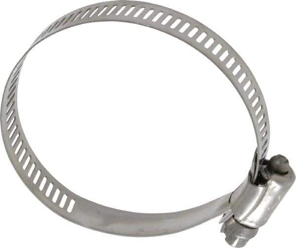 IDEAL TRIDON - SAE Size 36, 1-13/16 to 2-3/4" Diam, Stainless Steel Worm Drive Clamp - 1/2" Wide, Material Grade 201/305, Series 620 - All Tool & Supply