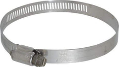 IDEAL TRIDON - SAE Size 56, 3-1/16 to 4" Diam, Stainless Steel Worm Drive Clamp - 1/2" Wide, Material Grade 201/305, Series 620 - All Tool & Supply