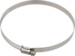 IDEAL TRIDON - SAE Size 96, 4-1/2 to 6-1/2" Diam, Stainless Steel Worm Drive Clamp - 1/2" Wide, Material Grade 201/305, Series 620 - All Tool & Supply