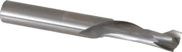 Onsrud - 3/8" Cutting Diam x 1-1/8" Length of Cut, 1 Flute, Compression Spiral Router Bit - Uncoated, Right Hand Cut, Solid Carbide, 3" OAL x 3/8" Shank Diam, Single Edge, 30° Helix Angle - All Tool & Supply