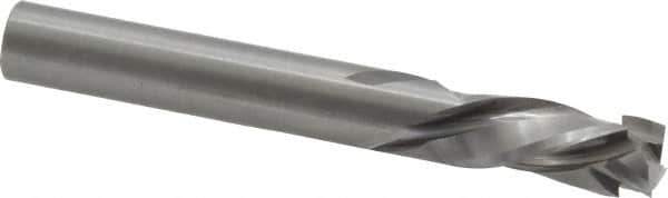 Onsrud - 3/8" Cutting Diam x 7/8" Length of Cut, 3 Flute, Compression Spiral Router Bit - Uncoated, Right Hand Cut, Solid Carbide, 3" OAL x 3/8" Shank Diam, Three Edge - All Tool & Supply