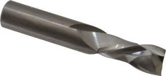 Onsrud - 1/2" Cutting Diam x 1-1/8" Length of Cut, 2 Flute, Compression Spiral Router Bit - Uncoated, Right Hand Cut, Solid Carbide, 3" OAL x 1/2" Shank Diam, Double Edge, 30° Helix Angle - All Tool & Supply