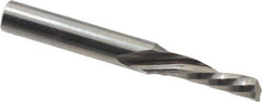 Onsrud - 3/16" Cutting Diam x 5/8" Length of Cut, 1 Flute, Downcut Spiral Router Bit - Uncoated, Right Hand Cut, Solid Carbide, 2" OAL x 1/4" Shank Diam, Single Edge, 21° Helix Angle - All Tool & Supply