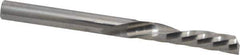 Onsrud - 1/4" Cutting Diam x 1-1/4" Length of Cut, 1 Flute, Downcut Spiral Router Bit - Uncoated, Right Hand Cut, Solid Carbide, 3" OAL x 1/4" Shank Diam, Single Edge, 21° Helix Angle - All Tool & Supply