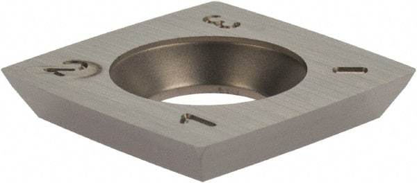 Onsrud - VPGT160412 Carbide Milling Insert - Uncoated, 1/4" Thick, 1/2" Inscribed Circle - All Tool & Supply