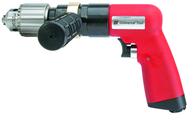 #UT8896 - 1/2" Non-Reversing - Air Powered Drill - Handle Exhaust - All Tool & Supply