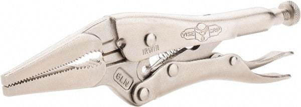 Irwin - 6" OAL Standard Jaw Locking Pliers - 2-1/4" Jaw Opening, Standard Handle - All Tool & Supply