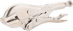 Irwin - 7" OAL Straight Jaw Locking Pliers - 1-1/8" Jaw Opening, Standard Handle - All Tool & Supply