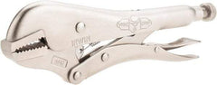 Irwin - 10" OAL Straight Jaw Locking Pliers - 1-5/8" Jaw Opening, Standard Handle - All Tool & Supply