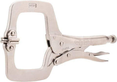 Irwin - 11" OAL C-Clamp Locking Pliers - 2-5/8" Jaw Depth, 3-3/8" Jaw Opening - All Tool & Supply