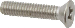 Value Collection - 5/16-18 UNC, 1-1/2" OAL Phillips Drive Machine Screw - Flat Head, Grade 316 Stainless Steel, Uncoated, Without Washer - All Tool & Supply