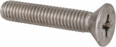 Value Collection - 3/8-16 UNC, 2" OAL Phillips Drive Machine Screw - Flat Head, Grade 316 Stainless Steel, Uncoated, Without Washer - All Tool & Supply