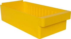 Quantum Storage - 28 Lb. Load Capacity, 17-5/8" Deep, Yellow High-Impact Polystyrene Drawer Bin - 4-5/8" High x 8-3/8" Wide x 17-5/8" Long - All Tool & Supply