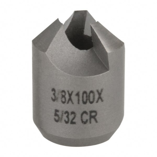 Made in USA - 3/8" Cutter Head Diam, 5/32" Pilot Hole Diam, High Speed Steel Reverse Countersink - All Tool & Supply