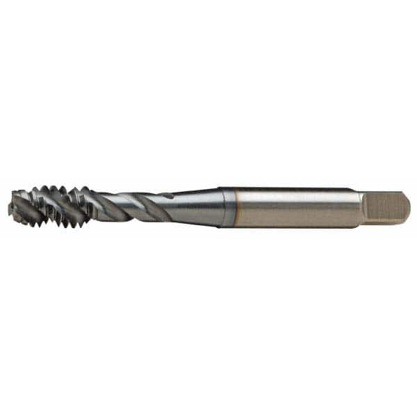 GTD - M6x1.00 Metric Coarse 3 Flute 6H Modified Bottoming Spiral Flute Tap - All Tool & Supply