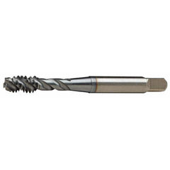 GTD - M6x1.00 Metric Coarse 3 Flute 6H Modified Bottoming Spiral Flute Tap - All Tool & Supply