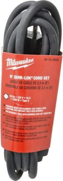 Milwaukee Tool - Power Drill Quik-Lok Cord Set - For All Magnum Drills - All Tool & Supply