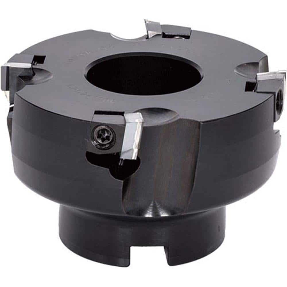 Indexable Square-Shoulder Face Mill:  DPD24100R,  31.7500″ Arbor Hole Dia, Uses  4,  YDEN Inserts,  No,  Series  DPD