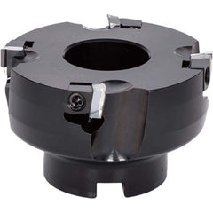 Indexable Square-Shoulder Face Mill:  DPD24100R,  31.7500″ Arbor Hole Dia, Uses  4,  YDEN Inserts,  No,  Series  DPD