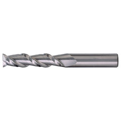 3/16″ × 3/16″ × 5/16″ × 2″ RHS / RHC Solid Carbide 2-Flute Square End High-Performance End Mill for Aluminum - Bright