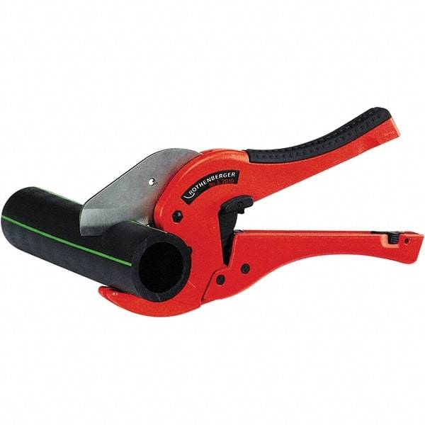 Rothenberger - 2" Pipe Capacity, Tube & Pipe Cutter - Cuts Plastic, PVC, CPVC, 10-1/4" OAL - All Tool & Supply