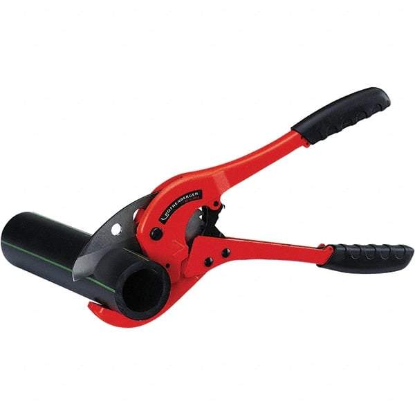 Rothenberger - 2-1/2" Pipe Capacity, Tube & Pipe Cutter - Cuts Plastic, PVC, CPVC, 11-3/4" OAL - All Tool & Supply