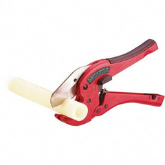 Rothenberger - 1-5/8" Pipe Capacity, Tube & Pipe Cutter - Cuts Plastic, PVC, CPVC, 9" OAL - All Tool & Supply