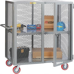 Little Giant - Lockers Type: Heavy Duty Mesh Security Cabinet Number of Tiers: 2 - All Tool & Supply