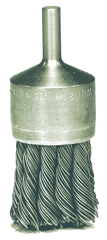 1-1/8'' Diameter - Knot Type Steel Wire End Brush - All Tool & Supply